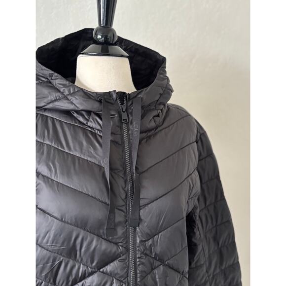 Lolë Emeline Insulated Down Black Puffer Jacket Hooded Women's Size XL - Picture 3 of 9